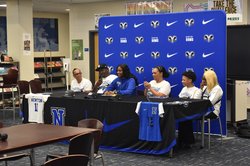 Aryanah Clark Signing, Newton Flag football