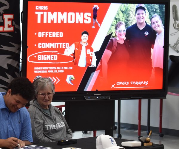 Chris Timmons Social Circle Golf Signing