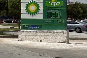 gas at $4.29/gallon