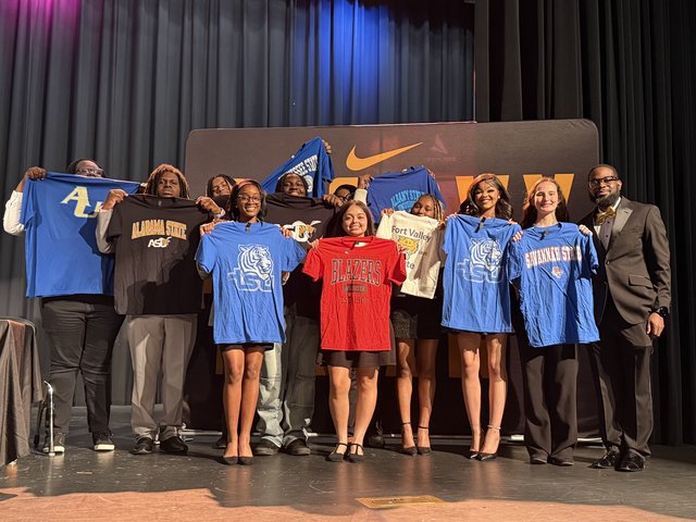 Alcovy Big Sound gets Big Bucks at annual Signing Day