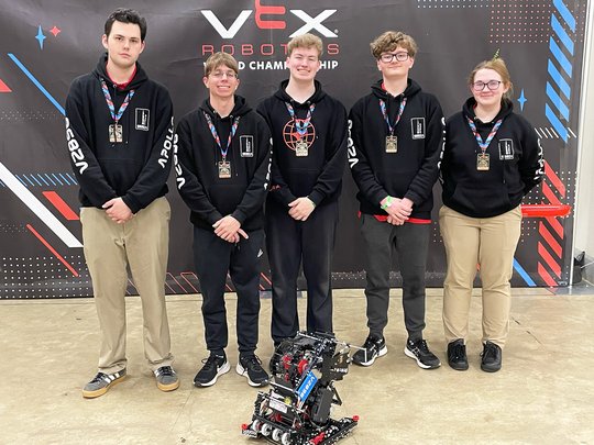 VEX Robotics Team 8682A Apollo wins Technology Division Championship at world competition