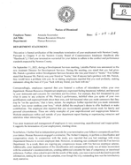 termination letter
